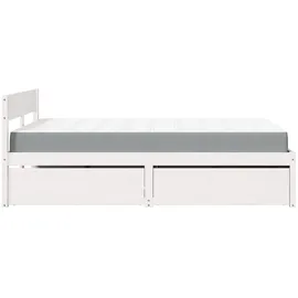 vidaXL Bett 120 x 200 cm Weiß