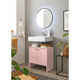 MID.YOU Waschbeckenunterschrank rosa B/H/T: ca. 60x60x35 (cm): B: 60 H: 60 T: 35.0