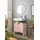 MID.YOU Waschbeckenunterschrank rosa B/H/T: ca. 60x60x35 (cm): B: 60 H: 60 T: 35.0