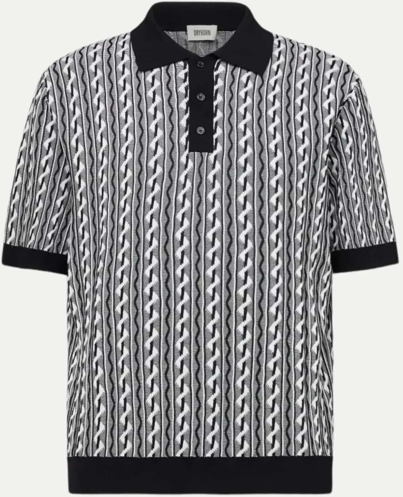 Strickpolo Tamian Schwarz XL