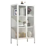 VCM Standvitrine Floka 60 x 35 x 110 cm Weiß