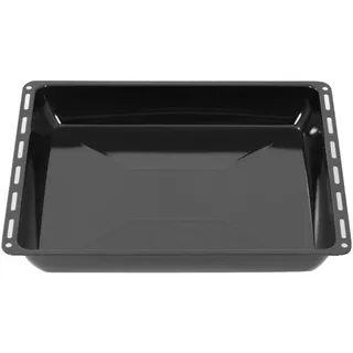 ICQN Backblech 45,5 × 37,5 × 6 cm, Kompatibel mit Bosch, Siemens, Constructa & Neff, Emaillierte Fettpfanne für Backofen & Herd