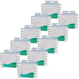 Novaliv 20x Ersatzbezug Mikrofaser Bezug Fliesenreiniger Bad Wand Flie in Weiß | Gr.: onesize