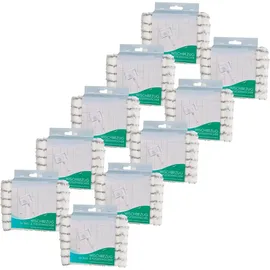 Novaliv 20x Ersatzbezug Mikrofaser Bezug Fliesenreiniger Bad Wand Flie in Weiß | Gr.: onesize