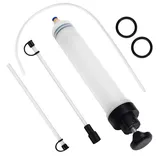 Ölabsaugspritze 500ml, Absaugpumpe mit Schlauch & Verlängerungen für Bremsflüssigkeit, Ölabsaugpumpe, mit Ersatzgummiringe, Geeignet für Motor, Hinterachsöl, Getriebe und Kühlflüssigkeit