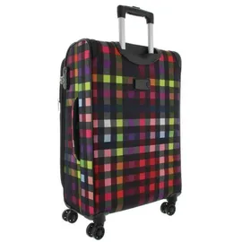 Franky Koffer Reisegepäck Spinner Gr. M T1S-DR 69 cm Multi Color Check