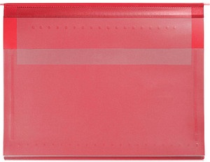 BOI DOKUTECH Planettentasche Stan 1 Kunststoff rot 1 x Lang-Außenheftung (Sondermaß von 27,5 cm)