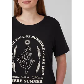 QS T-Shirt Schwarz 46