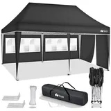 tillvex Partyzelt tillvex® Pavillon 3x6m Wasserdicht Gartenzelt Faltpavillon Partyzelt, (Pavillon 3x6m wasserdicht), Partyzelt mit Tasche für Garten