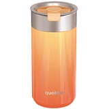 Quokka Boost Apricot orange Thermobecher mit Sieb 400 ml