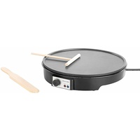 Rosenstein & Söhne Elektrischer XL-Crêpes-Maker mit Temperaturregler, 1.000 Watt, Ø 28cm