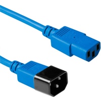 ACT Powercord C13 - C14 blue 0.3 m (0.30 m), Stromkabel
