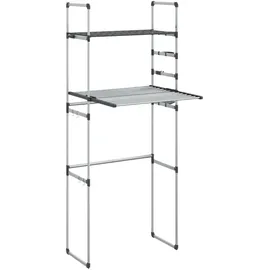 vidaXL Waschmaschinenregal 77x52x192 cm Aluminium