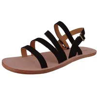 El Naturalista Damen Sandalen Coratina Zehentrenner N5711 Schwarz Black