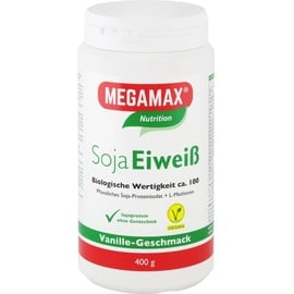 MEGAMAX Soja Eiweiß Vanille Pulver 400 g