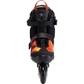 K2 Skates Jungen Inline Skates SK8 Hero BOA ALU, Black - orange, 30F0118.1.1.M