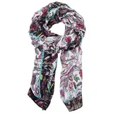 DESIGUAL Tuch Boho Rectangle Scarf White