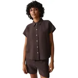 Opus Bluse Falvia Dunkelbraun 40