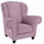 Home Affaire Hochlehnsessel King Henry Mikrofaser 117 x 111 x 92 cm Lila mit legerer Polsterung