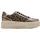 s.Oliver Damen Plateau Sneaker Platform Vegan, Mehrfarbig (Leopard), 41