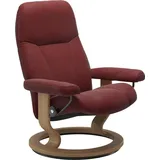 Stressless Stressless® Relaxsessel Consul, mit Classic Base, Größe S, Gestell Eiche rot