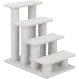 Costway Tiertreppe Katzentreppe 4 Stufen Haustiertreppe Beige