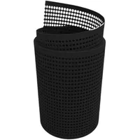 zaun|zu® Sichtschutzstreifen 255 x 19 cm Schwarz Kunststoff 2 St.