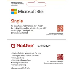 M365 Single McAfee MLS Bundle - [PC/MAC]