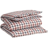 GANT FLANNEL Bettdeckenbezug - plumped red - 155x220 cm Flanell Bettwäsche