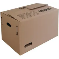 TransPak Umzugskarton Wellpappe L501xB351xH336mm zweiwellig braun