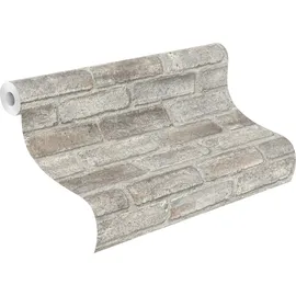 Rasch Textil Vliestapete Stein 10,05 x 0,53 m 300 g Beige/Grau 869002