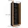 Vicco Ingo Aktenschrank 80 x 241,2 cm Anthrazit/Goldkraft Eiche