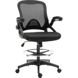 Vinsetto Mesh Ergonomischer Bürostuhl Schwarz