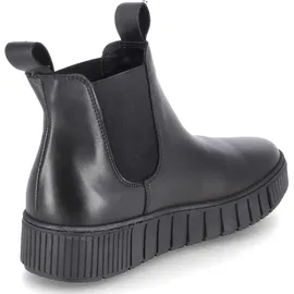TAMARIS Damen Leder Chelsea Boots Schwarz - Schwarz - 41