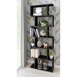 matkam Bücheregal MAX Standregal 76,4 x 28 x 210 cm Schwarz