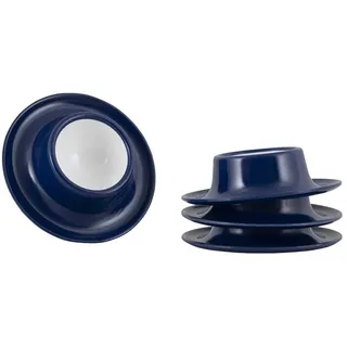 gimex Eierbecherset, Twist 4-tlg. blau