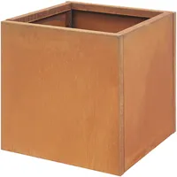 [casa.pro] casa.pro Pflanzkübel Vaargel 50x50x50 cm Stahl Edelrost
