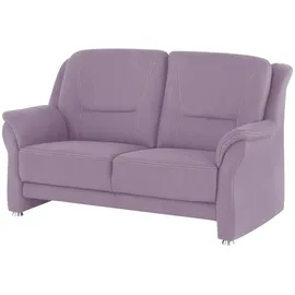 meinSofa Couch Mikrofaser 2-Sitzer Lila