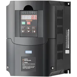 VEVOR Frequenzumrichter VFD 7,5kW 220V 1-/3-Phasen-Eingang auf 3-Phasen-Ausgang