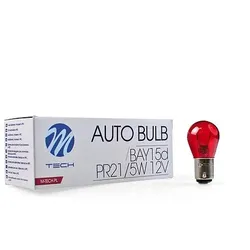 Glühlampe M-TECH P21/5W BAY15d 21/5W Rot 12V