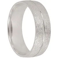 Trauring FIRETTI "Schmuck Geschenk Gold 375 Hochzeit Ehering Trauring "LIEBE"" Gr. 17,5, weiß (weißgoldfarben), Fingerringe, 17,5, ohne Brillant, Weißgold 375, 6mm, Made in Germany, wahlweise mit oder ohne Brillant