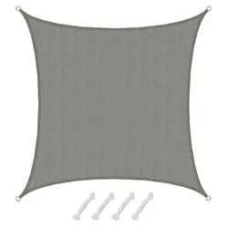 AMANKA UV Sonnensegel Wasserdurchlässig 4x4 - Viereckig - Sonnenschutz Garten Terrasse