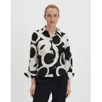 Someday Langarmbluse Zirveli in schwarz ecru | Gr.: 36