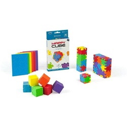 HAPPY CUBE 3D-Puzzle Original Cardboard Box, Puzzleteile, 6er Pack, für Kinder ab 5 Jahren bunt