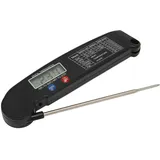 Multifunktionales Digitales Sofort-fleischthermometer Zum Kochen, Grillen Und Barbecue – Schwarz