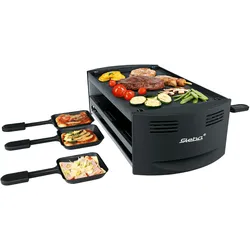 Steba Pizza Raclette RC 6 Bake & Grill für klassisches- oder Pizza-Raclette, Ober und Unterhitze