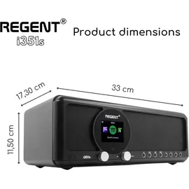 Ferguson Regent i351s Internet Digital (SCHWARZ) - Schwarz