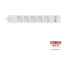 InLine Steckdosenleiste 5-fach 1,5 m Weiß