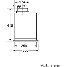 Neff D55ML66N1 Lüfterbaustein 42 cm