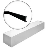 NOEL & MARQUET Sockelleiste NMC IL10 Schwarz 14 St. 280 x 8 cm
